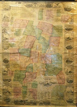 Imagen del vendedor de Smith's Map of Hartford County, Connecticut a la venta por High Ridge Books, Inc. - ABAA