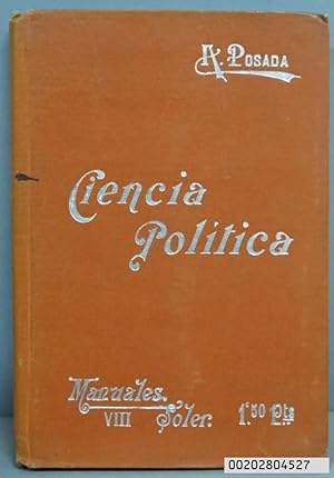 Imagen del vendedor de CIENCIA POLITICA. POSADA. MANUALES SOLER a la venta por EL DESVAN ANTIGEDADES