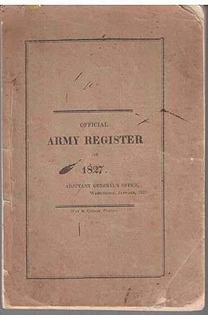 Official Army Register for 1827