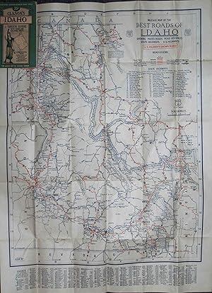 Seller image for Clason's Guide Map of the State of Idaho for sale by High Ridge Books, Inc. - ABAA