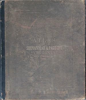 Bild des Verkufers fr An Atlas of Shenandoah and Page Counties, Virginia zum Verkauf von High Ridge Books, Inc. - ABAA