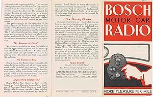 Bosch Motor Car Radio - More Pleaure per Mile