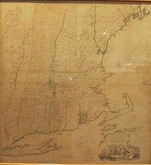 Seller image for Map of the Most Inhabited Part of New England, Containing . for sale by High Ridge Books, Inc. - ABAA