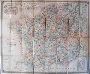 Seller image for Carte Generale des Routes et des Chemins de Fer de La France for sale by High Ridge Books, Inc. - ABAA