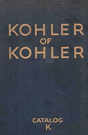 Kohler of Kohler - Catalog K