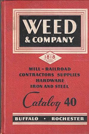 Bild des Verkufers fr Catalog 40 - Mill, Railroad, Factory and Contractors' Supplies, Hardware, Nails . zum Verkauf von High Ridge Books, Inc. - ABAA