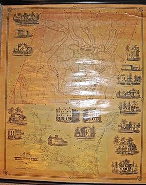 Imagen del vendedor de Map of the Town of Winchester, Litchfield County, Connecticut a la venta por High Ridge Books, Inc. - ABAA
