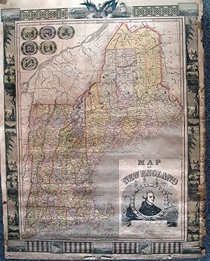 Seller image for Map of New England for sale by High Ridge Books, Inc. - ABAA