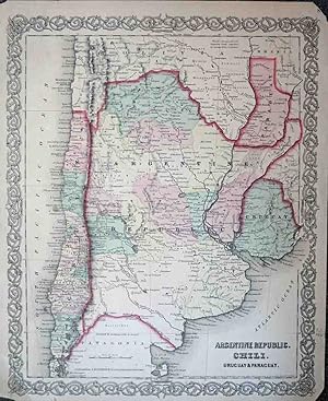 Seller image for Argentine Republic, Chili, Uruguay & Paraguay for sale by High Ridge Books, Inc. - ABAA