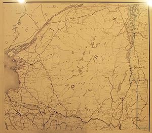 Seller image for Post Route Map of the State of New York with Parts of Vermont . for sale by High Ridge Books, Inc. - ABAA