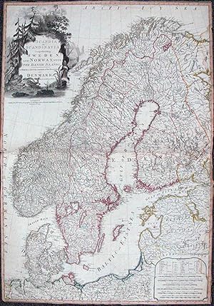 Bild des Verkufers fr Scandia or Scandinavia Comprehending Sweden, and Norway with the Danish Islands zum Verkauf von High Ridge Books, Inc. - ABAA