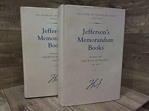 Immagine del venditore per Jefferson's Memorandum Books. TWO VOLUMES venduto da Archives Books inc.