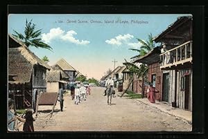 Ansichtskarte Ormoc /Leyte, Street Scene