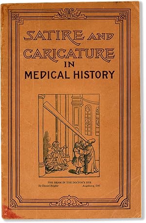 Immagine del venditore per Satire and Caricature in Medical History. Illustrated. Historical Series, Fourth Supplement venduto da Lorne Bair Rare Books, ABAA