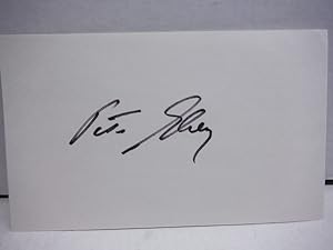 Seller image for Autograph of Petr Eben, composer. for sale by Imperial Books and Collectibles