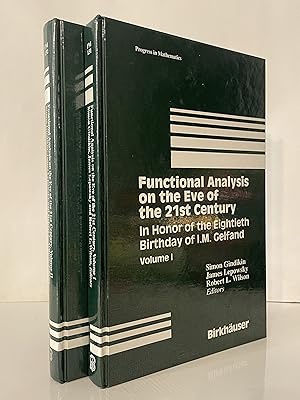 Seller image for Functional Analysis on the Eve of the 21st Century in Honor of the 80th Birthday of I.M. Gelfand 1+2 (Progress in Mathematics). TWO VOLUMES for sale by Lavendier Books