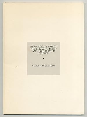 Bild des Verkufers fr "Renovation Project": The Bellagio Study and Conference Center zum Verkauf von Between the Covers-Rare Books, Inc. ABAA
