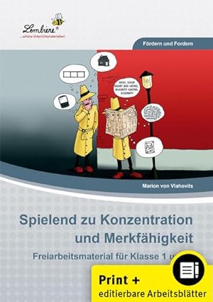 Bild des Verkufers fr Spielend zu Konzentration und Merkfhigkeit, m. 1 CD-ROM : (1. und 2. Klasse). Frdern und Fordern zum Verkauf von Smartbuy