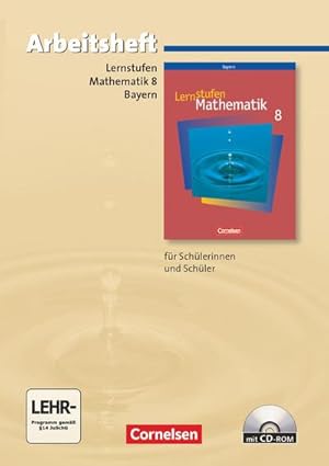 Bild des Verkufers fr Lernstufen Mathematik 8. Jahrgangsstufe. Arbeitsheft mit CD-ROM und Lsungsteil. Hauptschule Bayern. Neue Ausgabe : Fr Regelklassen. Mit eingelegten Lsungen zum Verkauf von Smartbuy