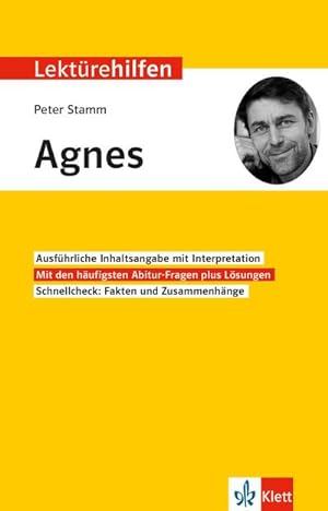 Bild des Verkufers fr Lektrehilfen Peter Stamm "Agnes" : Fr Oberstufe und Abitur zum Verkauf von Smartbuy
