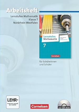 Bild des Verkufers fr Lernstufen Mathematik 7. Schuljahr. Arbeitsheft mit eingelegten Lsungen und CD-ROM. Differenzierende Ausgabe Nordrhein-Westfalen zum Verkauf von Smartbuy