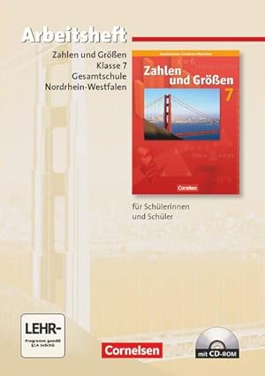 Bild des Verkufers fr Zahlen und Gren 7. Arbeitsheft. Gesamtschule. Nordrhein-Westfalen. Neue Ausgabe zum Verkauf von Smartbuy