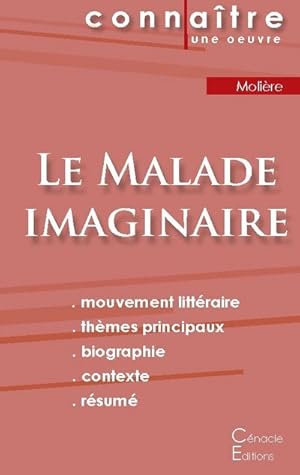 Immagine del venditore per Fiche de lecture Le Malade imaginaire de Molire (Analyse littraire de rfrence et rsum complet) venduto da Smartbuy