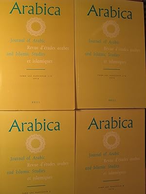 Arabica : Journal of Arabic and Islamic Studies : Tome LXI, Fascicules 1-2 ; 3-4; 5; 6 [2014]