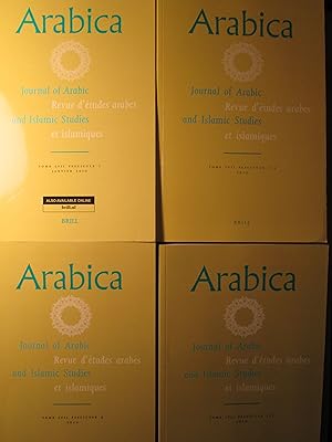 Arabica : Journal of Arabic and Islamic Studies : Tome LVII, Fascicules 1; 2-3; 4; 5-6 [2010]
