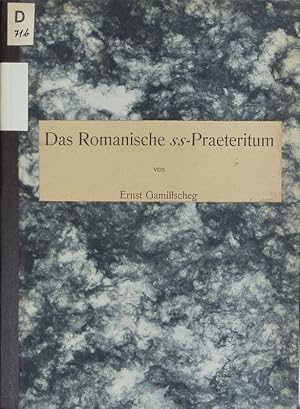 Image du vendeur pour Das romanische ss-Praeteritum. mis en vente par Antiquariat Bookfarm