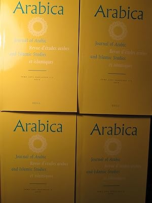Arabica : Journal of Arabic and Islamic Studies : Tome LXVI, Fascicules 1-2 ; 3-4; 5; 6 [2019]