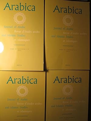 Arabica : Journal of Arabic and Islamic Studies : Tome LX, Fascicules 1-2 ; 3-4; 5; 6 [2013]