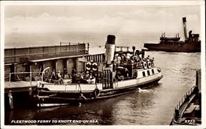 Ansichtskarte / Postkarte Knott End on Sea England, Fleetwood Ferry