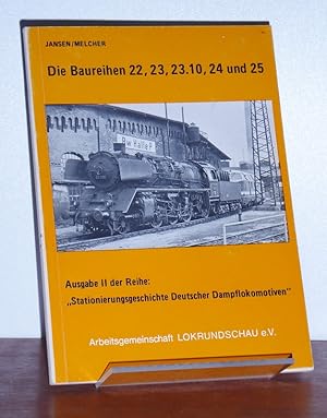 Bild des Verkufers fr Die Baureihen 22, 23, 23.10, 24 und 25. Ausgabe II der Reihe: Stationierungsgeschichte deutscher Dampflokomotiven. zum Verkauf von Antiquariat Ballmert