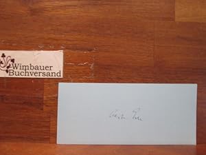 Seller image for Gerhard Ertl Nobelpreis fr Chemie 2007 // Autogramm Autograph signiert signed signee for sale by Antiquariat im Kaiserviertel | Wimbauer Buchversand