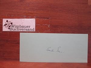 Seller image for Gerhard Ertl Nobelpreis fr Chemie 2007 // Autogramm Autograph signiert signed signee for sale by Antiquariat im Kaiserviertel | Wimbauer Buchversand