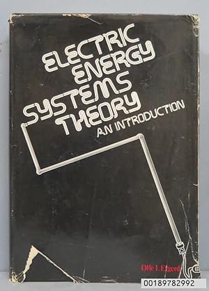 Image du vendeur pour Electric Energy Systems Theory. An Introduction. Olle I. Elgerd mis en vente par EL DESVAN ANTIGEDADES
