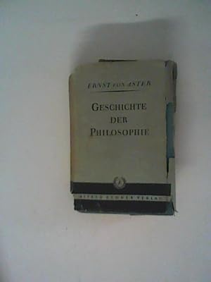 Image du vendeur pour Geschichte der Philosophie. mis en vente par ANTIQUARIAT FRDEBUCH Inh.Michael Simon