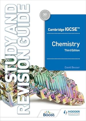 Bild des Verkufers fr Cambridge IGCSE Chemistry Study and Revision Guide Third Edition zum Verkauf von AHA-BUCH GmbH