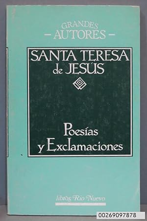 Seller image for POESIAS Y EXCLAMACIONES. SANTA TERESA DE JESUS for sale by EL DESVAN ANTIGEDADES