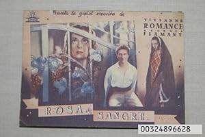 Seller image for PROGRAMA DE CINE DOBLE. ROSA DE SANGRE for sale by EL DESVAN ANTIGEDADES