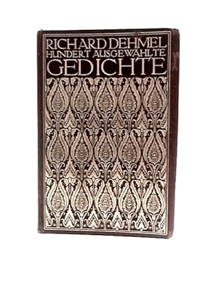 Imagen del vendedor de Hundert Ausgewählte Gedichte a la venta por World of Rare Books