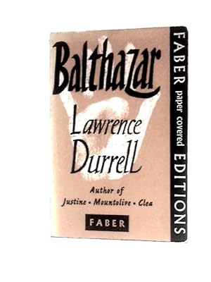 Seller image for Balthazar for sale by World of Rare Books