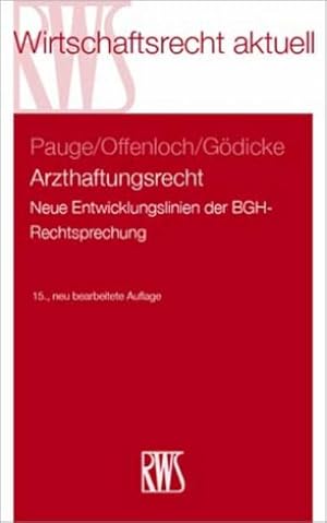 Immagine del venditore per Arzthaftungsrecht venduto da Rheinberg-Buch Andreas Meier eK