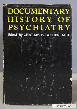 Immagine del venditore per Documentary history of psychiatry. A source book on historical principles. Goshen venduto da EL DESVAN ANTIGEDADES