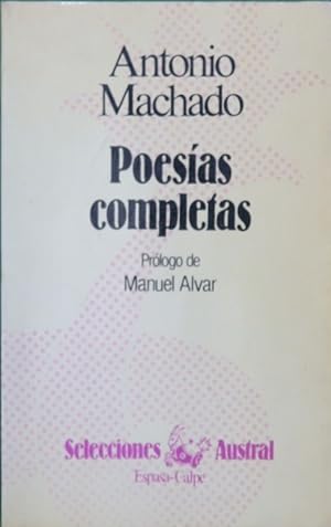 Imagen del vendedor de Poesías completas a la venta por Librería Alonso Quijano