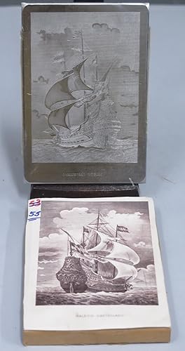 Seller image for PLANCHA DE GRABADO. GALEON CASTELLANO for sale by EL DESVAN ANTIGEDADES