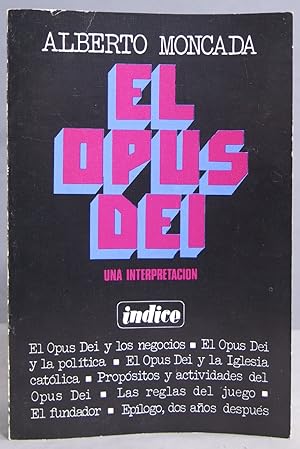 Seller image for EL OPUS DEI. MONCADA for sale by EL DESVAN ANTIGEDADES