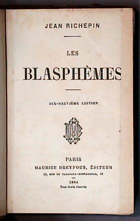 Les blasphèmes