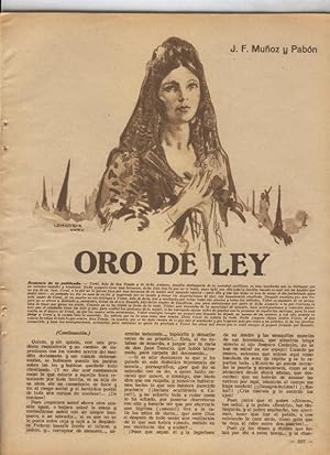 Seller image for Lecturas numero 154, marzo 1934: Oro de ley de J.F.Muoz y Pabon for sale by EL BOLETIN